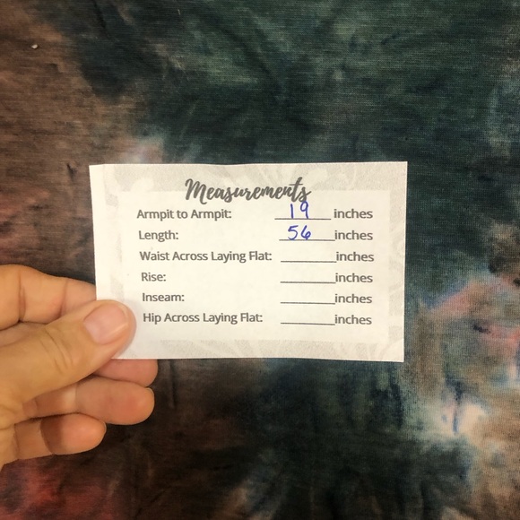 Woosea Dress Maxi Tie Dye Sleeveless Beachy Casual V Neck High Waist w/Band - Picture 9 of 10